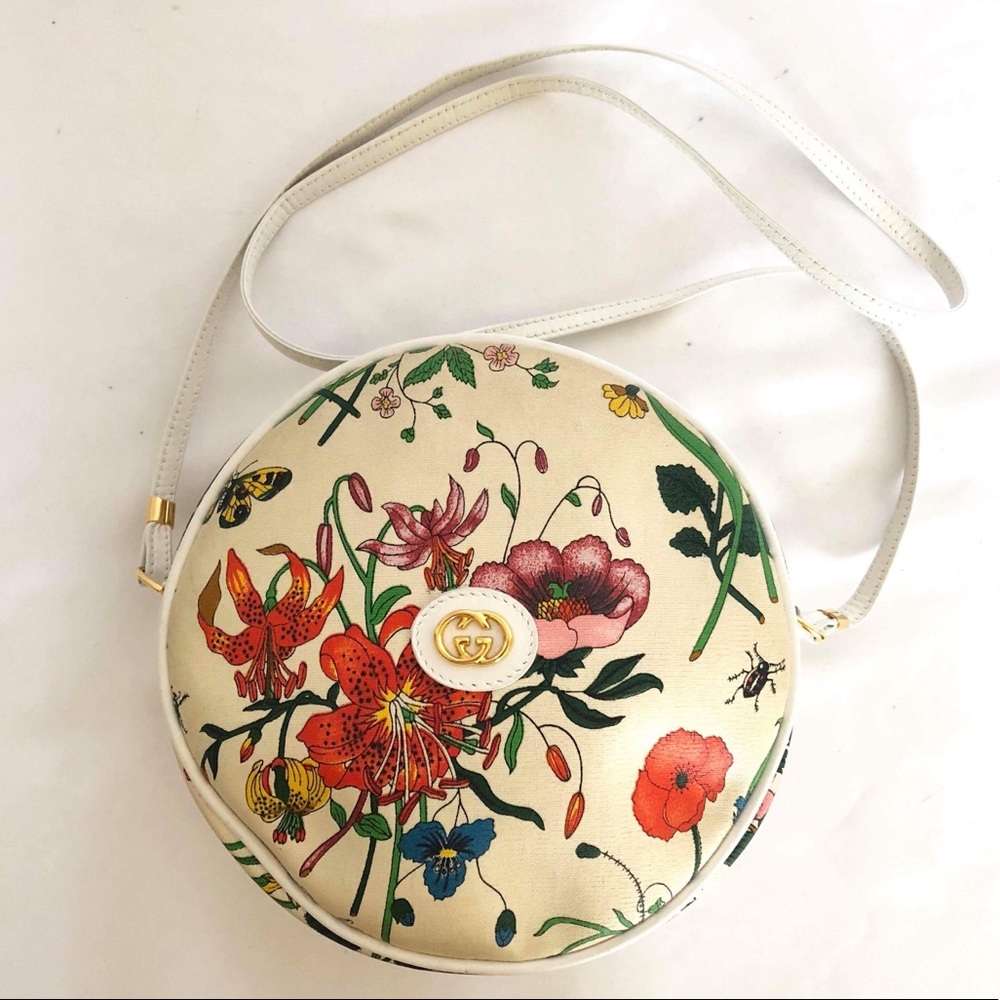 ❌SOLD❌Gucci Vintage Flora Insects Crossbody Bag